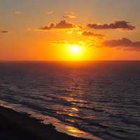 Sunset at Myrtle Beach, South Carolina