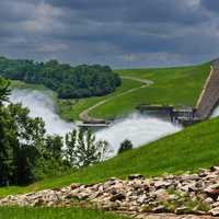 Hartwell Dam Spillway Release 