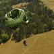 Paratrooper in action in South Carolina