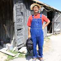 Bob, the early homesteader at Badlands National Park, South Dakota