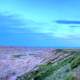 Buttes and Pinnacles at Dusk at Badlands National Park, South Dakota