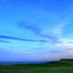 Dusk over the grassland at Badlands National Park, South Dakota