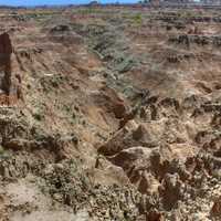 Jagged Peaks on the badlands at Badlands National Park, South Dakota