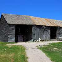 The barn or shed at Badlands National Park, South Dakota