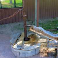 Water pumping thing at Badlands National Park, South Dakota
