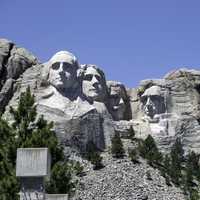 Four faces of Mount Rushmore