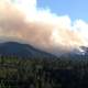 Smoke from the Crow Peak Fire at Black Hills