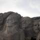 Mount Rushmore on a cloudy day in the Black Hills, South Dakota