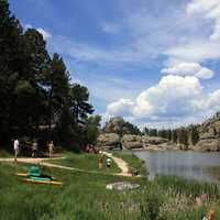 Lake Sylvan in Custer State Park, South Dakota