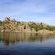 Lake and hills in Custer State Park, South Dakota