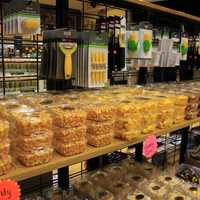 Rows of candy corn for sale in Mitchell, South Dakota