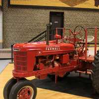 Tractor at the Corn Palace in Mitchell, South Dakota