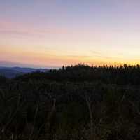 Dusk over the Blue Ridge Mountains in Great Smoky Mountains National Park, Tennessee