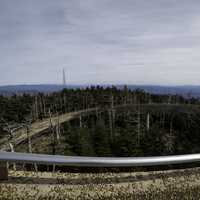 The Winding Trail to the top of the tower at Great Smoky Mountains National Park, Tennessee