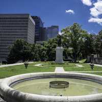 Gardens and Fountains at the Capital in Nashville