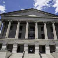 Government buildings under the sky in Nashville, Tennessee