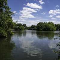 Lake in Bicentennial Park, in Nashville, Tennessee