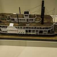 Riverboat display in Tennessee Museum
