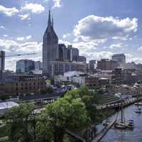 Skyline and Cityscape of Nashville