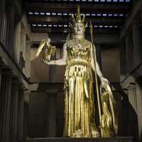 Statue of Athena on the middle of the Parthenon, Nashville