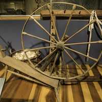 Wooden Spinning Wheel in Tennessee Museum