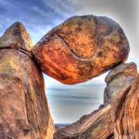 Balanced Rock at Big Bend National Park, Texas