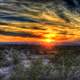 Bright Sunset colors at Big Bend National Park, Texas