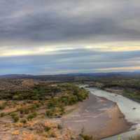 Overlooking the Rio Grande at Big Bend National Park, Texas