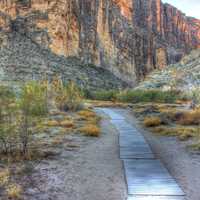 Path into the Canyon at Big Bend National Park, Texas
