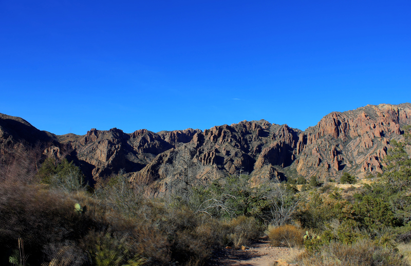 Rim from Emory peakat Big Bend National Park, Texas image - Free stock ...