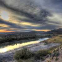 Rio Grande Scenery at Big Bend National Park, Texas