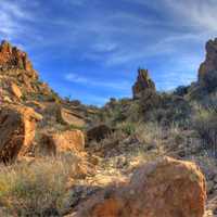 Rocky Desert Hills at Big Bend National Park, Texas