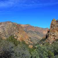 The Chisos Mountain Landscape at Big Bend National Park, Texas