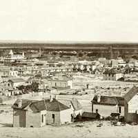El Paso Cityscape in 1880 in Texas