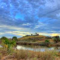 Looking at the hill at Galveston Island State Park, Texas