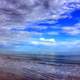 Skies over the Gulf at Galveston Island State Park, Texas