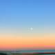 Sunset over the Gulf at Galveston, Texas