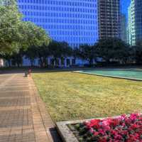 Downtown park in houston, Texas