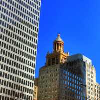 Steeple like top on building in Houston, Texas