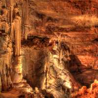 Big Cave Formations at Natural Bridge Caverns, Texas