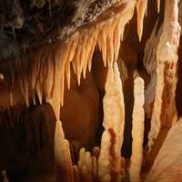 Crystal Calcite Structure at Natural Bridge Caverns