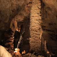 Large Column at Natural Bridge Caverns, Texas