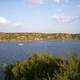 Lake Alan Henry in Texas and skies