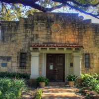 Door to the Library in San Antonio, Texas