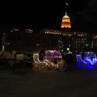 Far view of the city in San Antonio, Texas