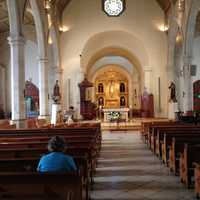 Inside the Cathedral in San Antonio, Texas