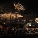 People eating by the river in San Antonio, Texas