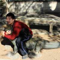 Riding the Komodo in San Antonio, Texas