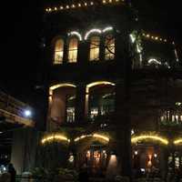 Shops by the riverwalk in San Antonio, Texas