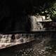 Waterfall at Night in San Antonio, Texas